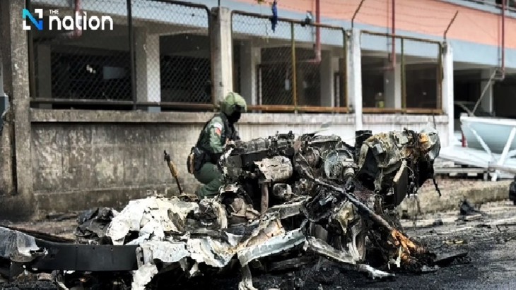 В результате взрыва  заминированного автомобиля в Таиланде пострадали 19 человек - ảnh 1