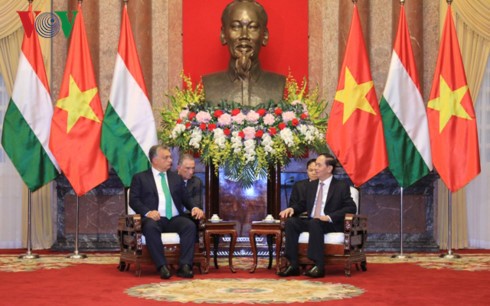 Chủ tịch nước Trần Đại Quang tiếp Thủ tướng Hungary Orbán Viktor - ảnh 1
