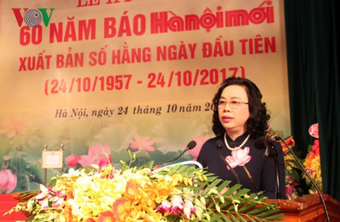Báo Hà Nội mới kỷ niệm 60 năm xuất bản số hàng ngày đầu tiên - ảnh 2