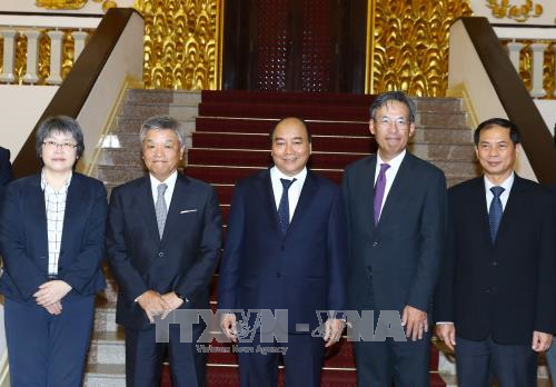 Thủ tướng Nguyễn Xuân Phúc tiếp Chủ tịch Tập đoàn truyền thông Nikkei, Nhật Bản    - ảnh 2