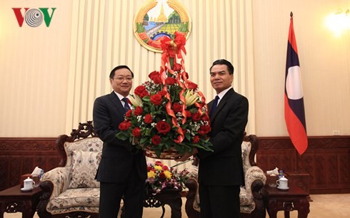 Đại sứ Việt Nam tại Lào chúc mừng Quốc khánh Lào - ảnh 2
