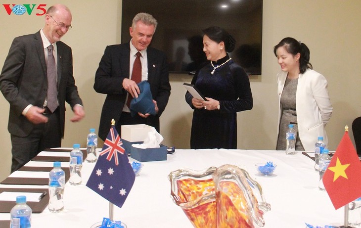 Chủ tịch Quốc hội Nguyễn Thị Kim Ngân gặp Chủ tịch Hội hữu nghị Australia – Việt Nam - ảnh 1