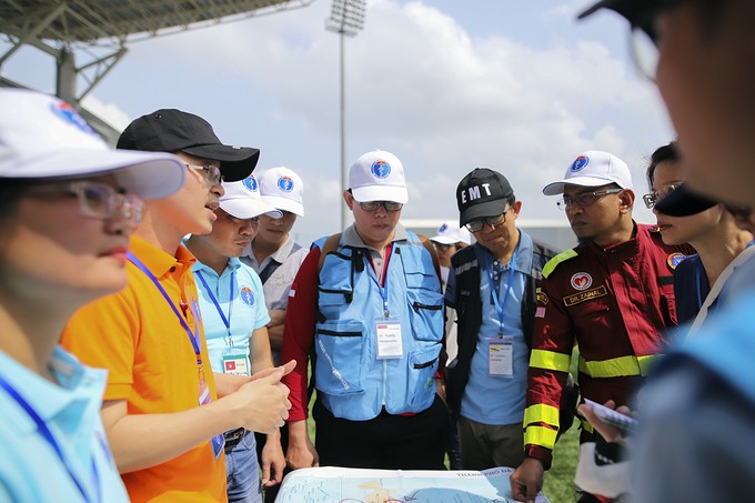 Hơn 300 nhân viên y tế ASEAN diễn tập ứng phó siêu bão - ảnh 1