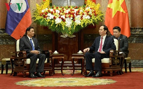Chủ tịch nước Trần Đại Quang tiếp Chủ nhiệm Văn phòng Chủ tịch nước Lào - ảnh 1