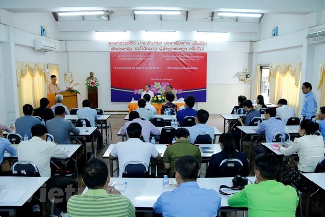 Việt Nam hỗ trợ Lào nâng cao nghiệp vụ cho báo điện tử - ảnh 1