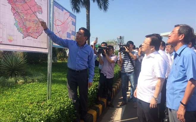Phó Thủ tướng Trịnh Đình Dũng kiểm tra dự án sân bay Long Thành, Đồng Nai - ảnh 1