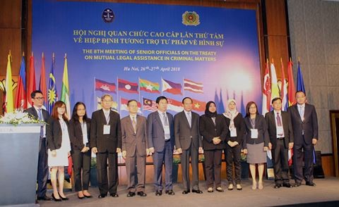Hội nghị quan chức cao cấp lần thứ tám Hiệp định tương trợ tư pháp về hình sự giữa các nước ASEAN - ảnh 1