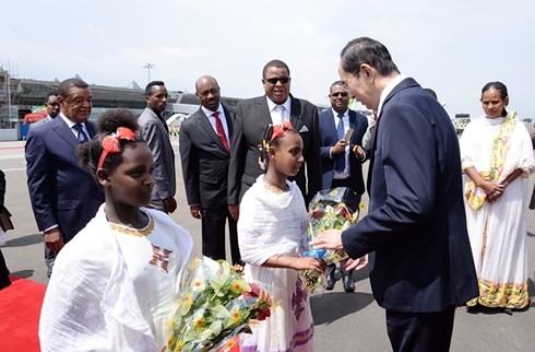 Chủ tịch nước Trần Đại Quang bắt đầu chuyến thăm cấp Nhà nước Ethiopia - ảnh 4