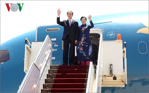Chủ tịch nước Trần Đại Quang thăm cấp Nhà nước đến Ai Cập - ảnh 1
