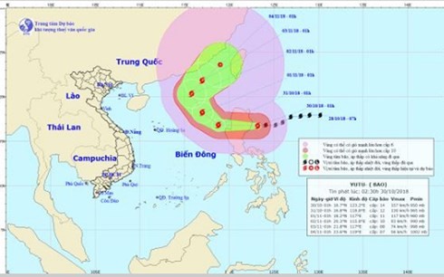 Việt Nam chủ động ứng phó với bão Yutu - ảnh 1