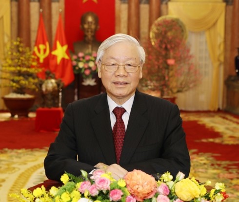 Tổng Bí thư, Chủ tịch nước Nguyễn Phú Trọng chúc tết Xuân Kỷ Hợi 2019 - ảnh 1