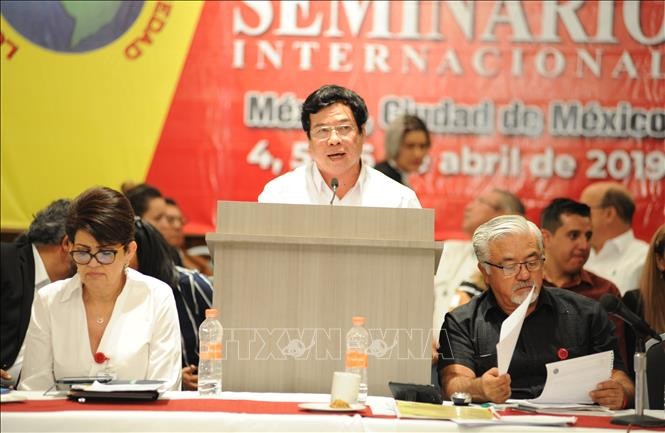 Đoàn đại biểu Đảng Cộng sản Việt Nam dự hội thảo quốc tế tại Mexico - ảnh 1