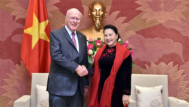 Chủ tịch Quốc hội Nguyễn Thị Kim Ngân tiếp Đoàn Thượng nghị viện Hoa Kỳ - ảnh 1