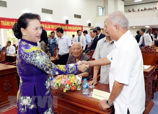 Chủ tịch Quốc hội Nguyễn Thị Kim Ngân dự Lễ kỷ niệm 44 năm Ngày Giải phóng Cần Thơ - ảnh 2