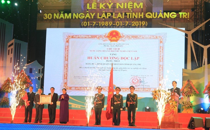 Lễ kỷ niệm 30 năm ngày tái lập tỉnh Quảng Trị - ảnh 1