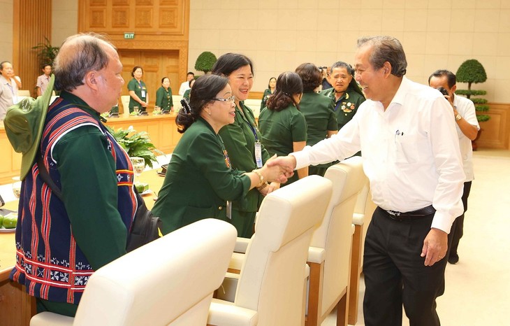 Phó Thủ tướng Trương Hòa Bình tiếp Đoàn BLL cựu cán bộ, chiến sỹ TNXP Quảng Đà - ảnh 1