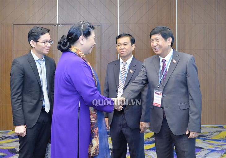 Hội nghị lần thứ 7 Ủy ban Đối ngoại của Quốc hội ba nước Campuchia-Lào-Việt Nam - ảnh 1