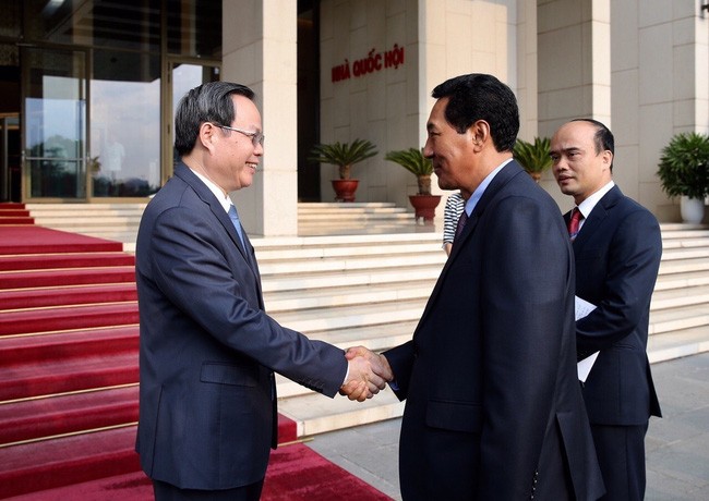 Tăng cường quan hệ hợp tác giữa hai Quốc hội Việt Nam – Lào - ảnh 1