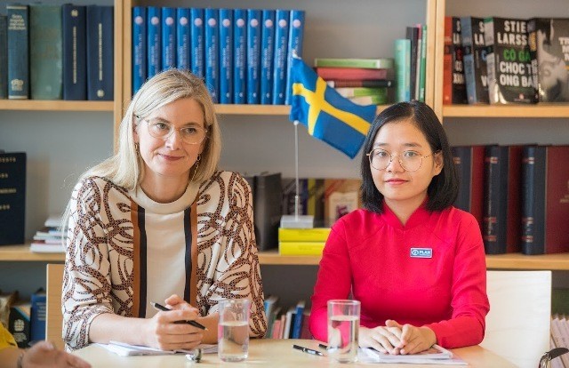 Đại sứ Thụy Điển tại Việt Nam ” Trao quyền cho trẻ em gái” - ảnh 3