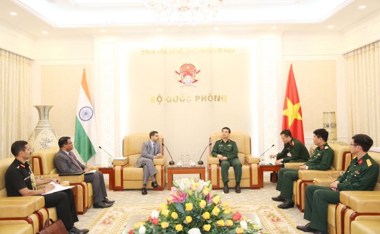 Tổng Tham mưu trưởng Quân đội nhân dân Việt Nam tiếp Đại sứ Ấn Độ - ảnh 1