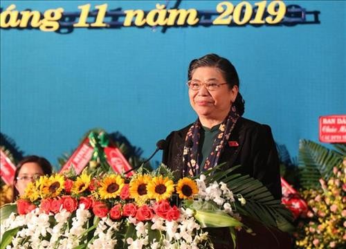 Phó Chủ tịch Thường trực Quốc hội Tòng Thị Phóng dự đại hội các dân tộc thiểu số tỉnh Đắk Lắk - ảnh 1