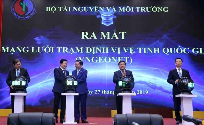Việt Nam ra mắt mạng lưới trạm định vi vệ tinh tiêu chuẩn quốc tế - ảnh 1
