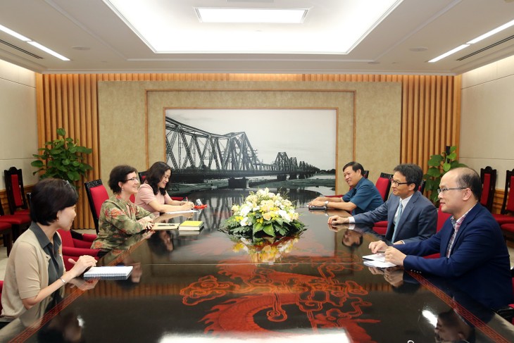 Phó Thủ tướng Chính phủ Vũ Đức Đam tiếp Giám đốc UNAIDS tại Việt Nam - ảnh 1