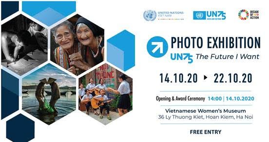 Triển lãm ảnh UN75 - Tương lai tôi muốn khắc họa”những hi vọng và thách thức người dân Việt Nam - ảnh 1