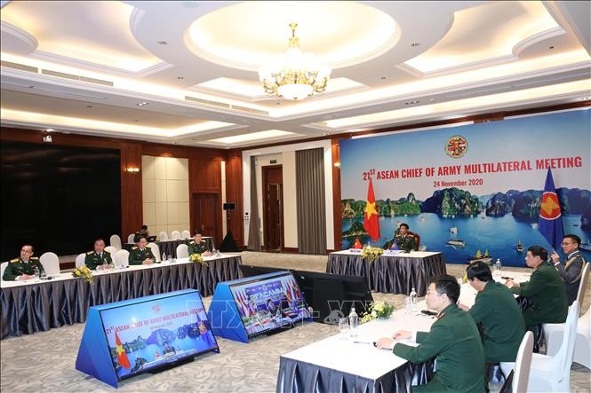 Hội nghị Tư lệnh Lục quân các nước ASEAN lần thứ 21 theo hình thức trực tuyến - ảnh 1