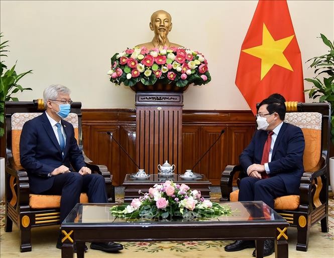 Phó Thủ tướng, Bộ trưởng Ngoại giao Phạm Bình Minh tiếp Thứ trưởng Bộ Ngoại giao Hàn Quốc  - ảnh 1