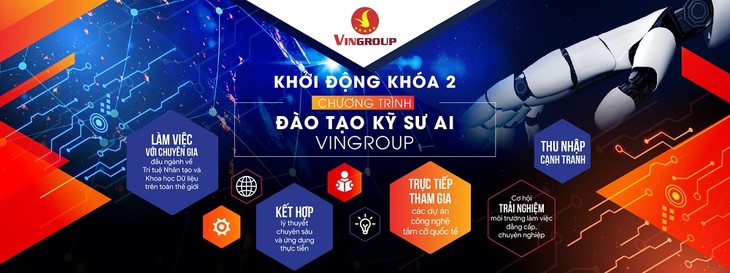 Vingroup khởi động chương trình đào tạo kỹ sư AI để tham gia các dự án công nghệ quốc tế - ảnh 1