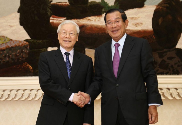 Chủ tịch Đảng Nhân dân Campuchia Hun Sen gửi thư cảm ơn Tổng Bí thư Nguyễn Phú Trọng - ảnh 1