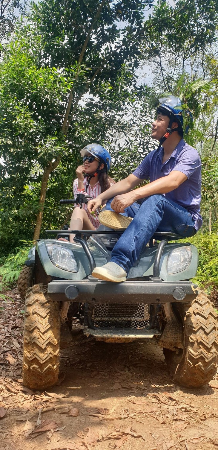 Trải nghiệm băng rừng tại Đồng Mô bằng xe địa hình ATV - ảnh 6