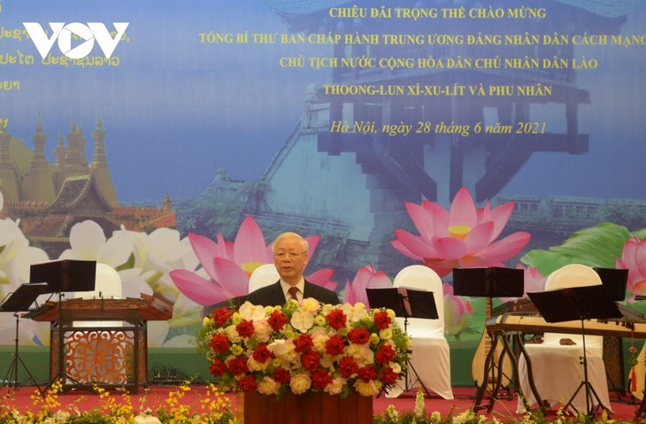Tổng Bí thư Nguyễn Phú Trọng: Giữ gìn và vun đắp quan hệ đặc biệt Việt Nam - Lào ngày càng phát triển - ảnh 2