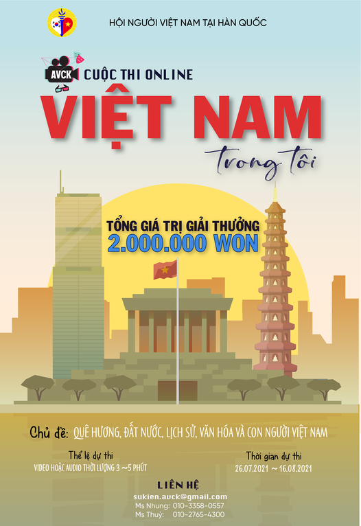 Hội người Việt tại Hàn Quốc tổ chức cuộc thi online “Việt Nam trong tôi” - ảnh 1