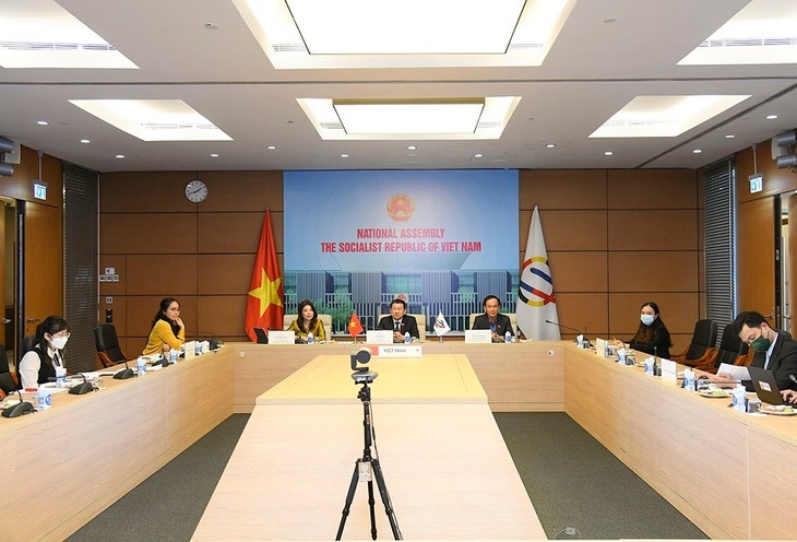 Đoàn Quốc hội Việt Nam dự, đóng góp ý kiến tại phần thảo luận trực tuyến các dự thảo văn kiện của APPF-29 - ảnh 1