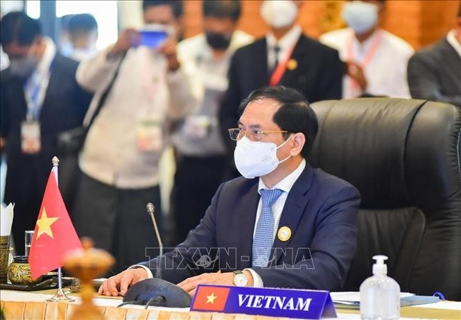 Bộ trưởng Ngoại giao Bùi Thanh Sơn tham dự Hội nghị Bộ trưởng Ngoại giao Mekong – Lan Thương lần thứ 7 - ảnh 1