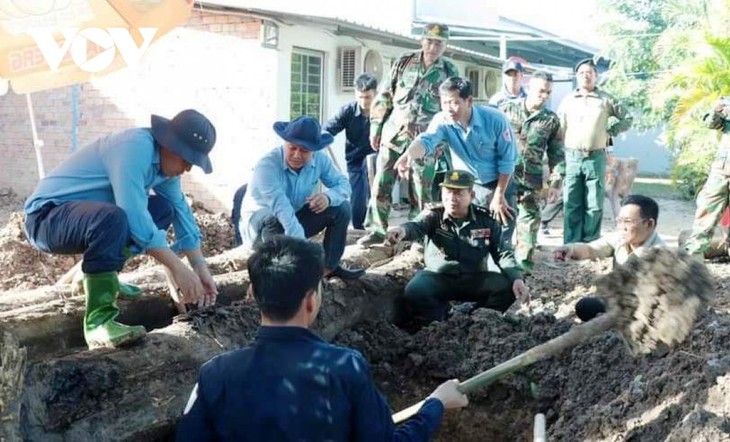 Quy tập 39 hài cốt liệt sĩ quân tình nguyện Việt Nam hy sinh ở Campuchia - ảnh 1