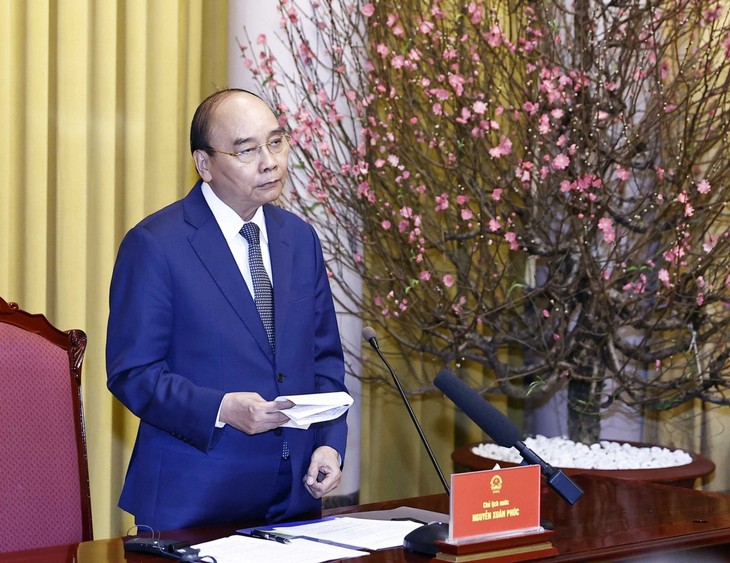 Chủ tịch nước Nguyễn Xuân Phúc: Việt Nam luôn khắc ghi sự ủng hộ của bạn bè quốc tế đối với Hiệp định Paris - ảnh 2