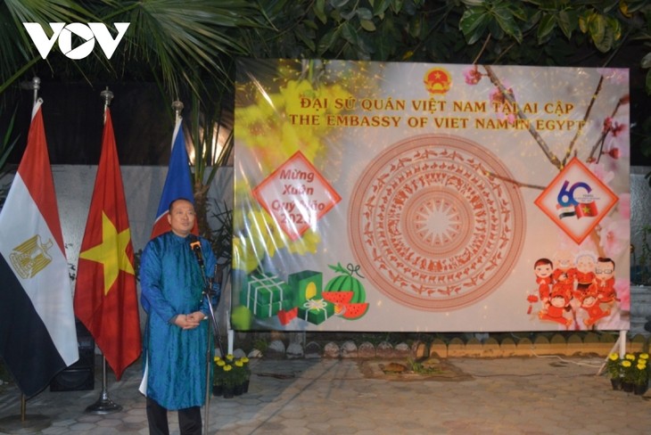 Cộng đồng người Việt tại Ai Cập rộn ràng đón Xuân Quý Mão 2023 - ảnh 1