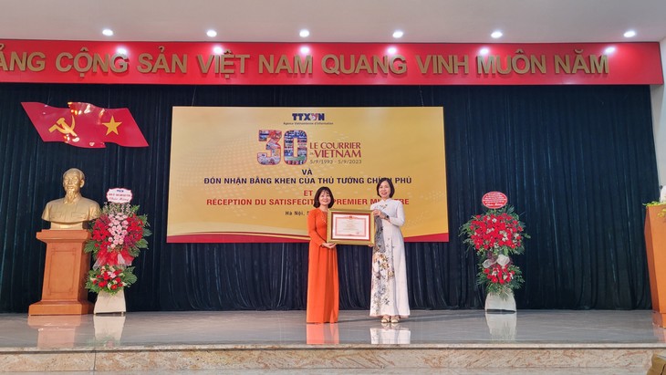 Le Courrier du Vietnam 30 năm phát triển cùng Thông tấn xã Việt Nam - ảnh 2