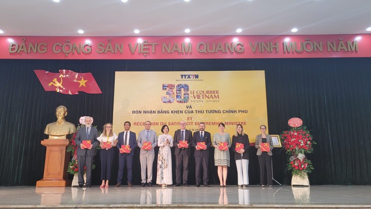Le Courrier du Vietnam 30 năm phát triển cùng Thông tấn xã Việt Nam - ảnh 3