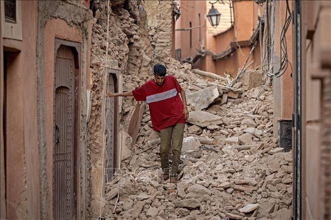Điện chia buồn về trận động đất gây nhiều thương vong ở Morocco - ảnh 1