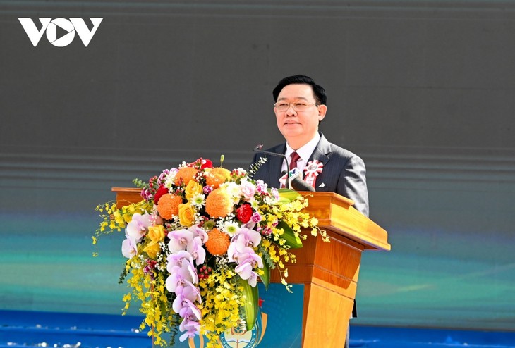 Chủ tịch Quốc hội Vương Đình Huệ dự Lễ Kỷ niệm 60 năm xây dựng và phát triển Học viện Tài chính - ảnh 1