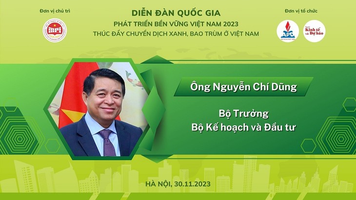 Khai mạc Diễn đàn quốc gia về phát triển bền vững Việt Nam năm 2023 - ảnh 1