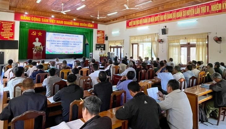 Huyện Tây Giang, tỉnh Quảng Nam phát huy vai trò người có uy tín  - ảnh 2