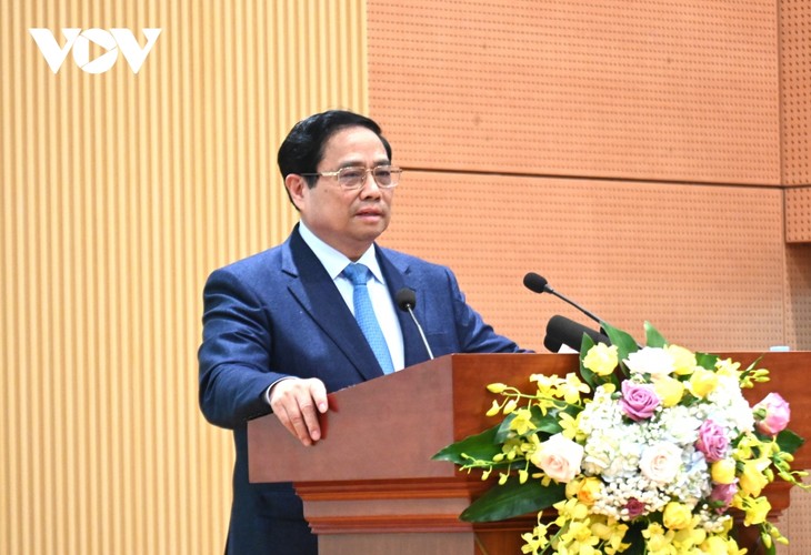 Thủ tướng Phạm Minh Chính: Ngành Ngân hàng phải thực hiện tốt vai trò là huyết mạch của nền kinh tế - ảnh 1