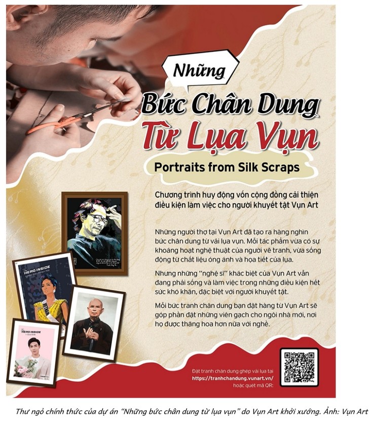 Vụn Art chung tay giúp đỡ người khuyết tật - ảnh 1