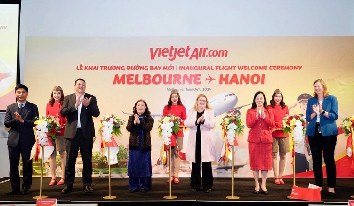 Vietjet khai trương đường bay kết nối Melbourne với Hà Nội - ảnh 1