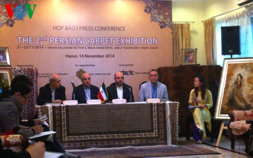 В Ханое пройдёт вторая выставка персидских ковров - ảnh 1